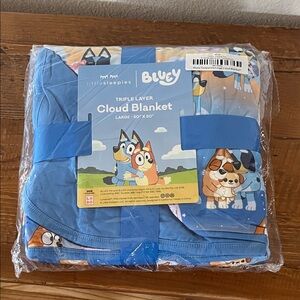 Little Sleepies Bluey Cloud Blanket - NEW